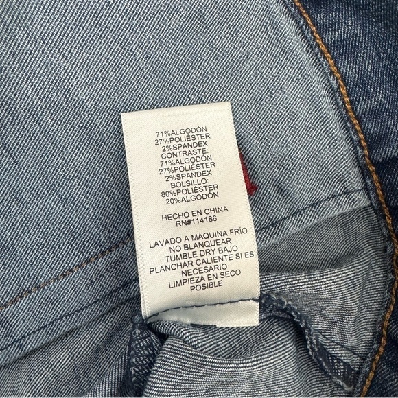 Frye and Co Denim Jean Jacket Western Aztec Southwestern Trucker Size XL - Picture 7 of 10